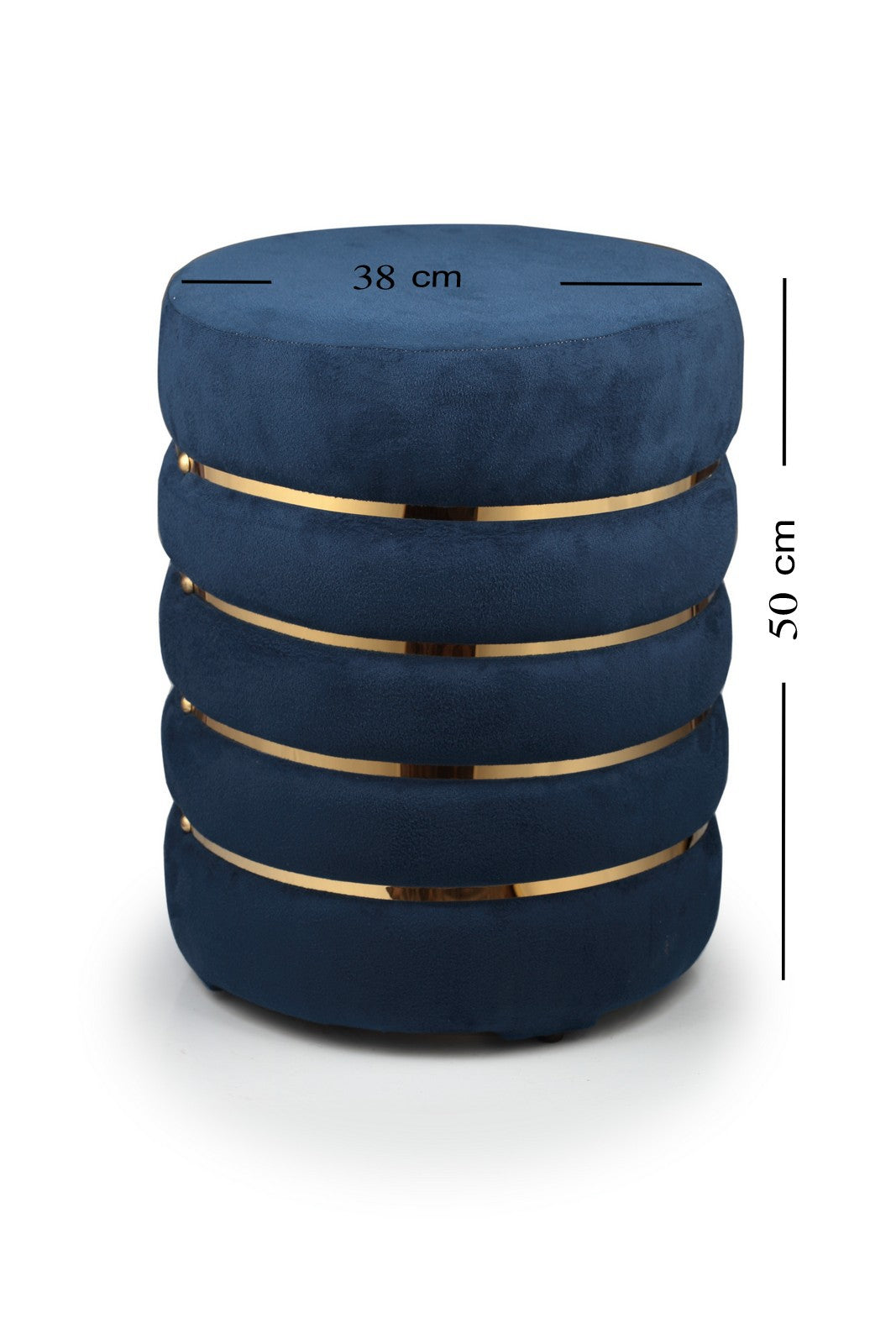 Pouf Chair Dark type 4 Blue-Navy