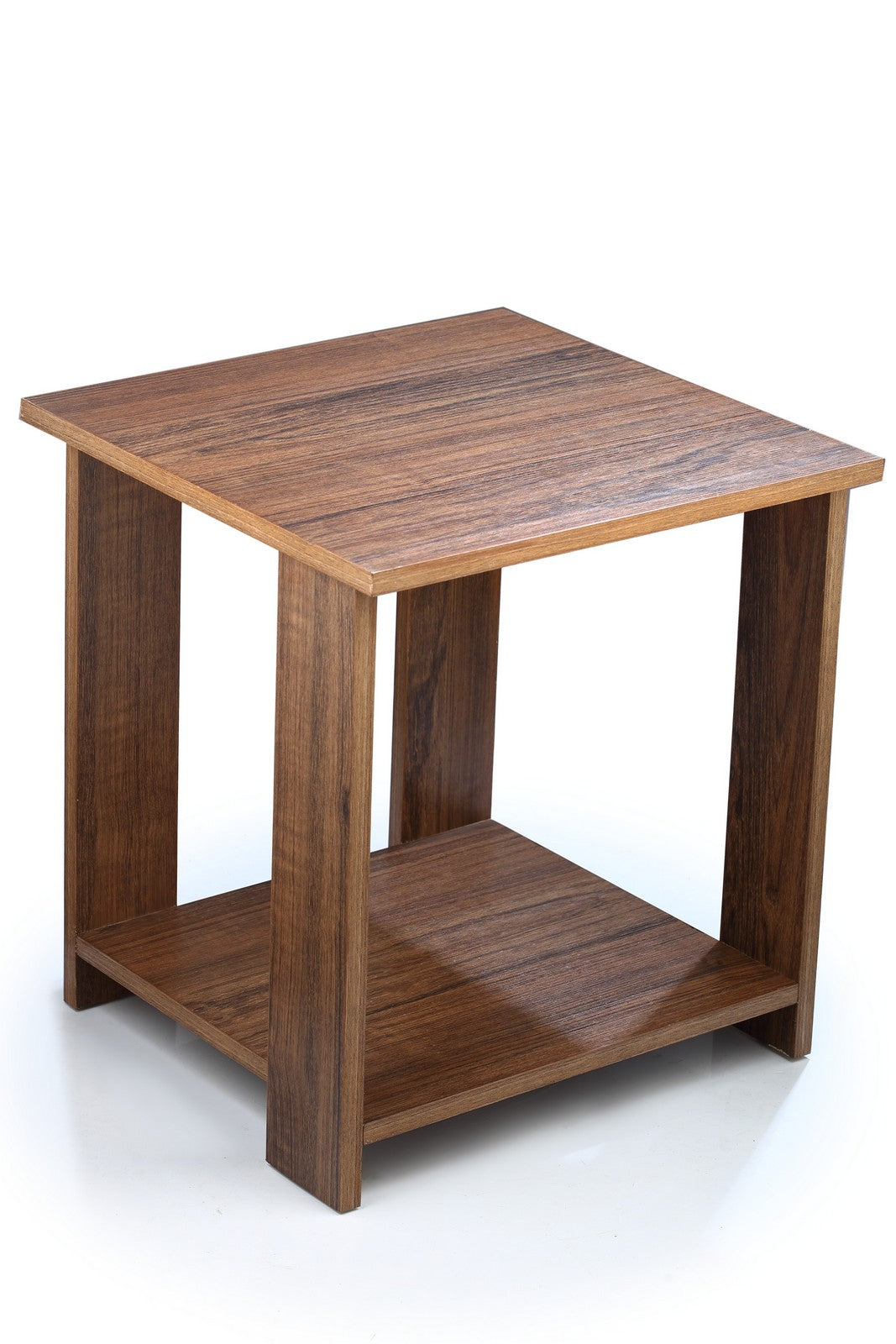 Square Table 4 Legs Walnut