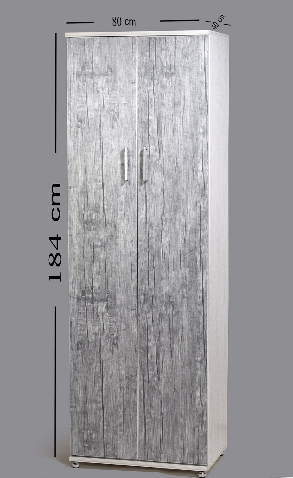 Storage Rack Cupboard White*Greish