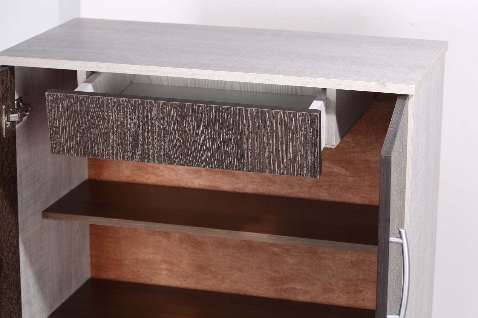 Shoe Rack 80cm Mode White*Black Scratched