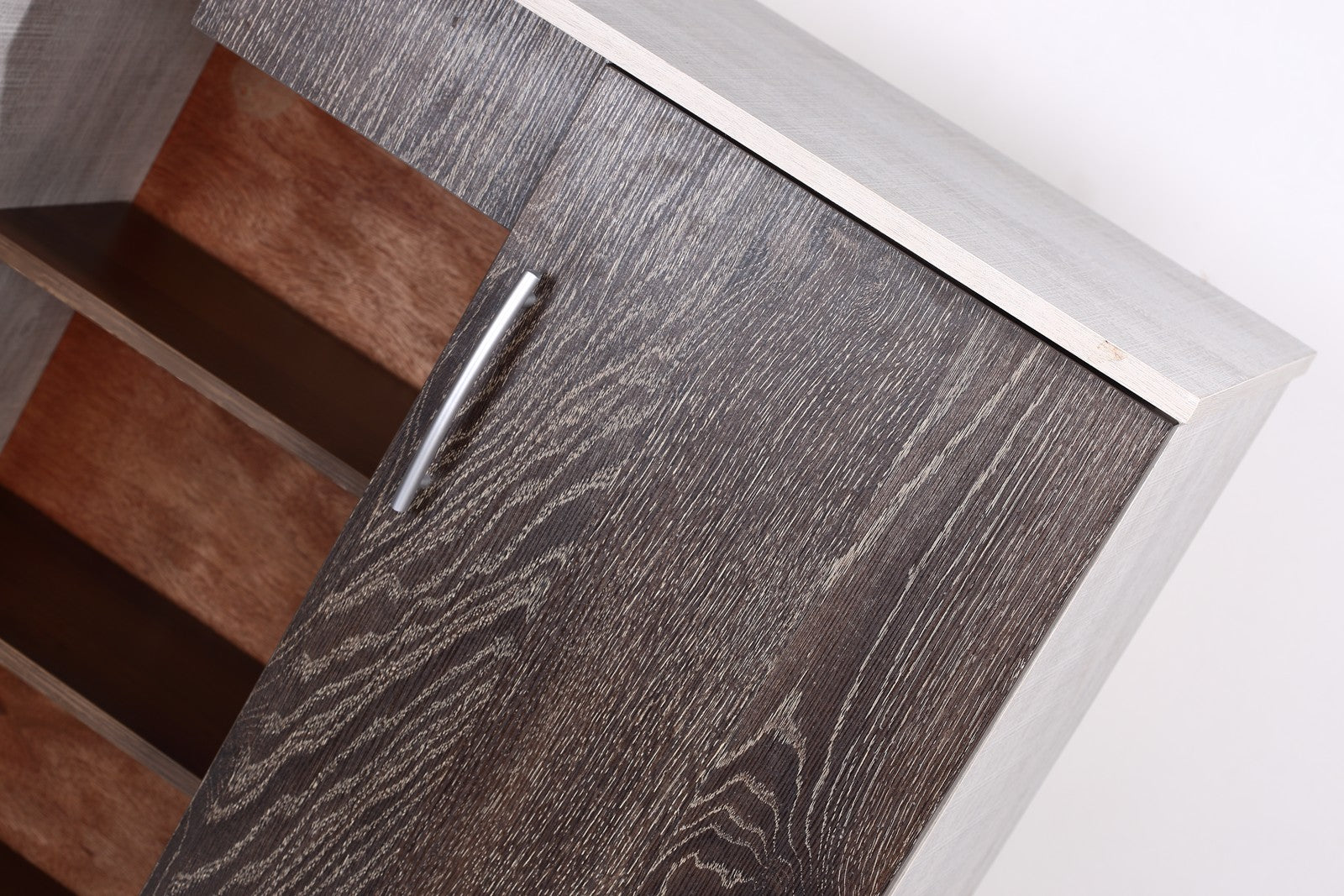 Shoe Rack 80cm Mode White*Black Scratched