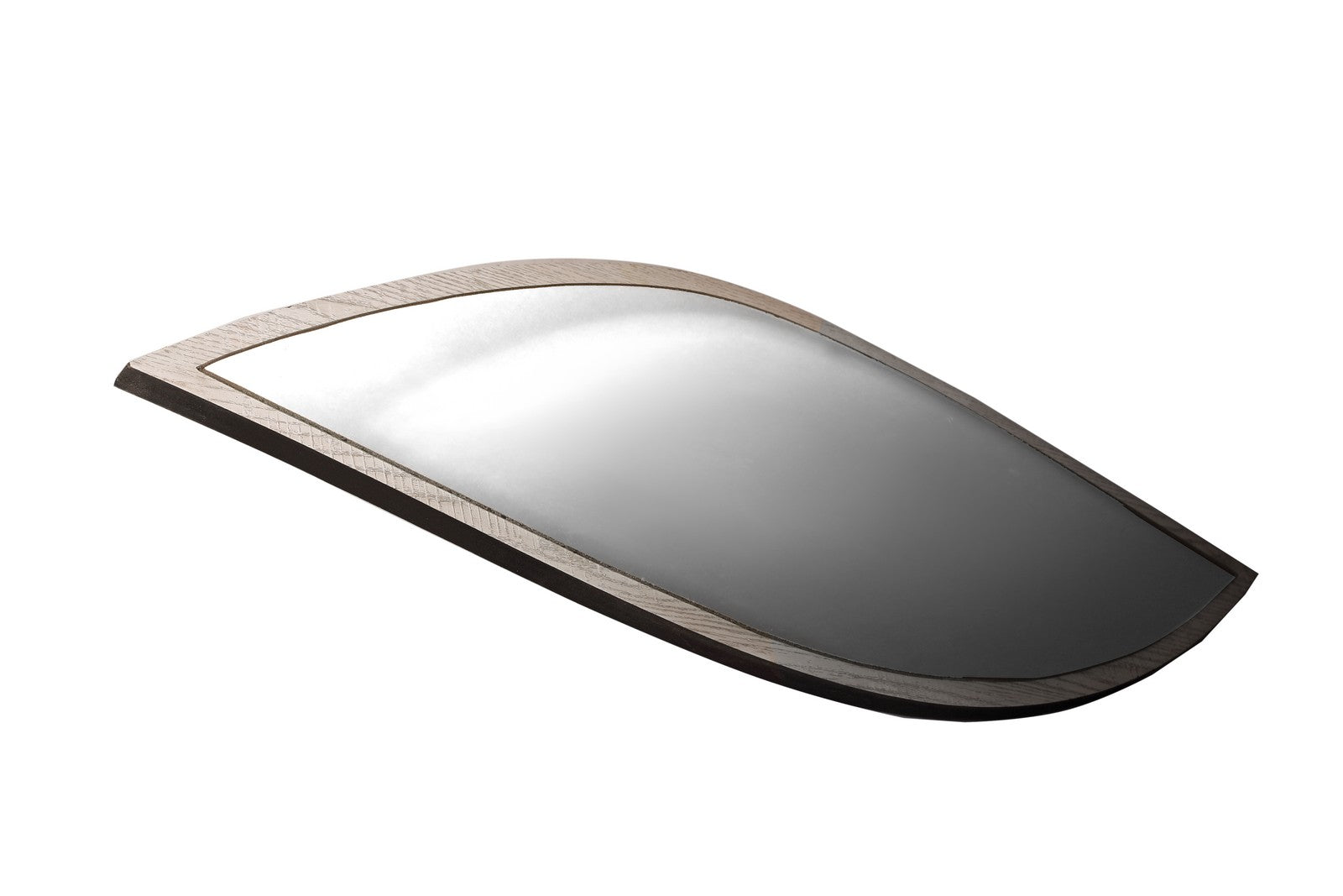 Wall Mirror Eye Drop  91cm Height/Length Greish