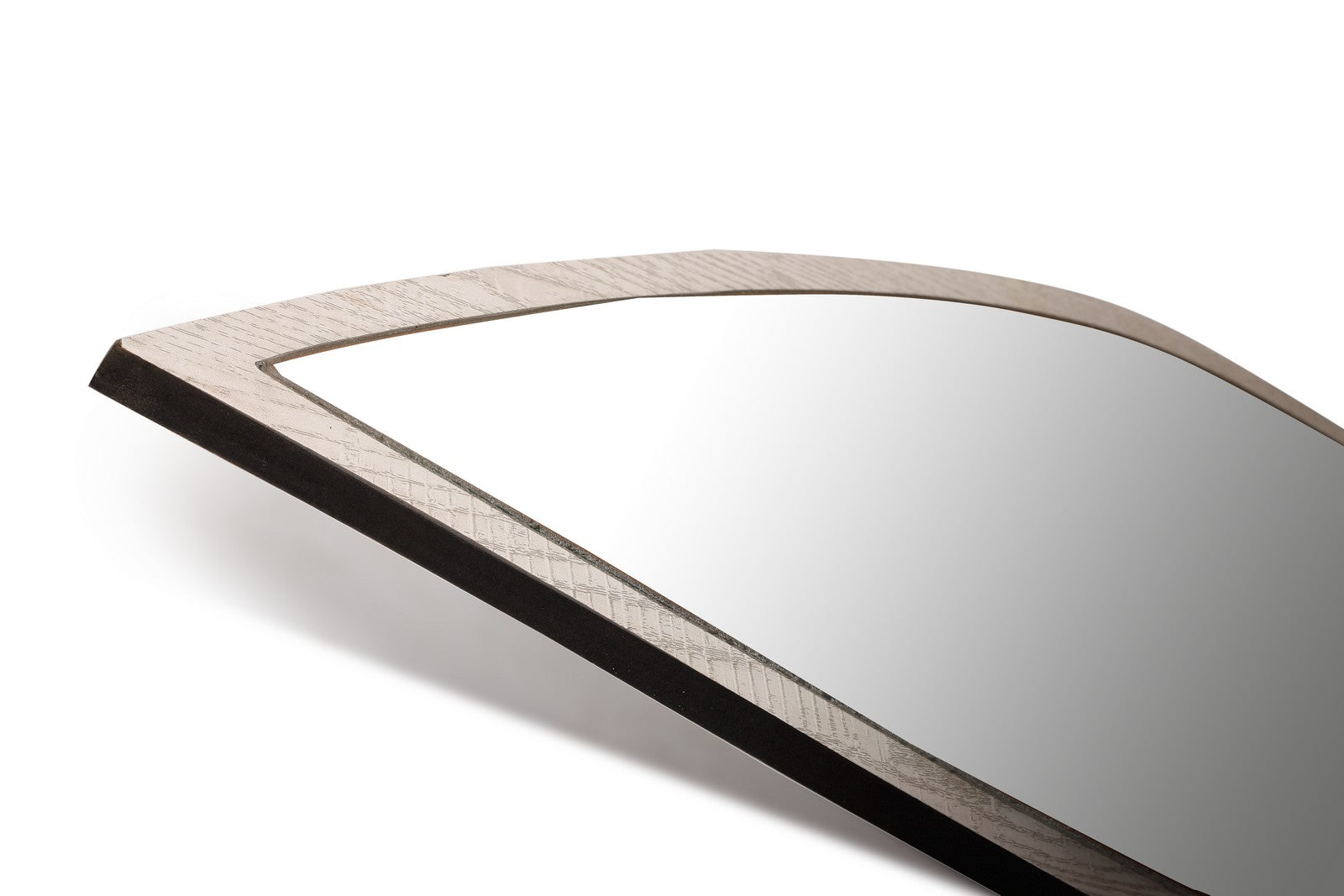 Wall Mirror Eye Drop  91cm Height/Length Greish