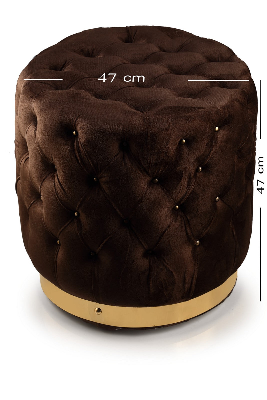 Pouf Chair Brownish