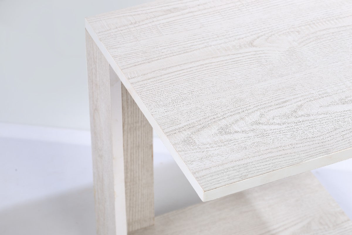 Square table 2 Legs White