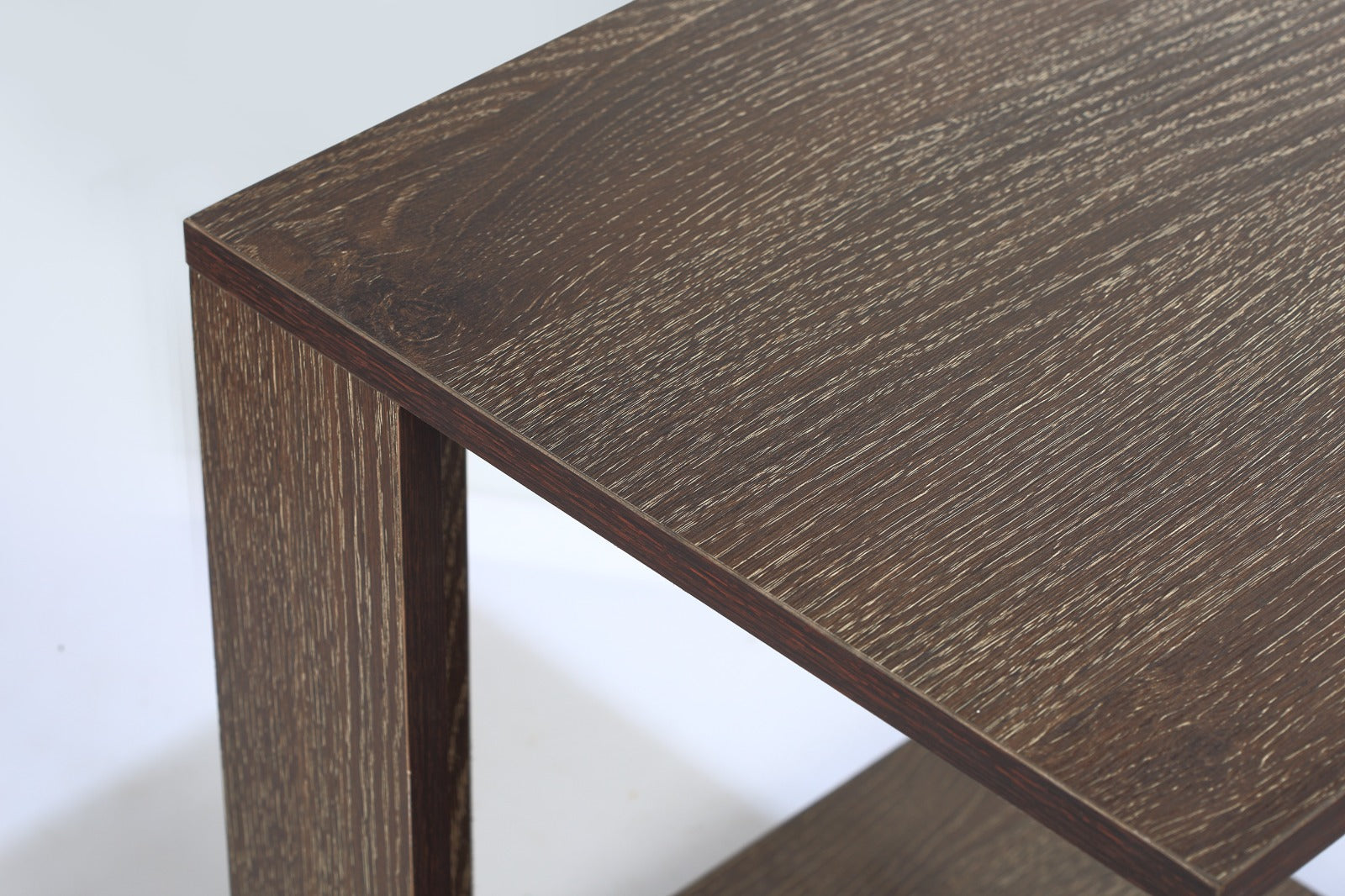 Square table 2 Legs Black Scratch