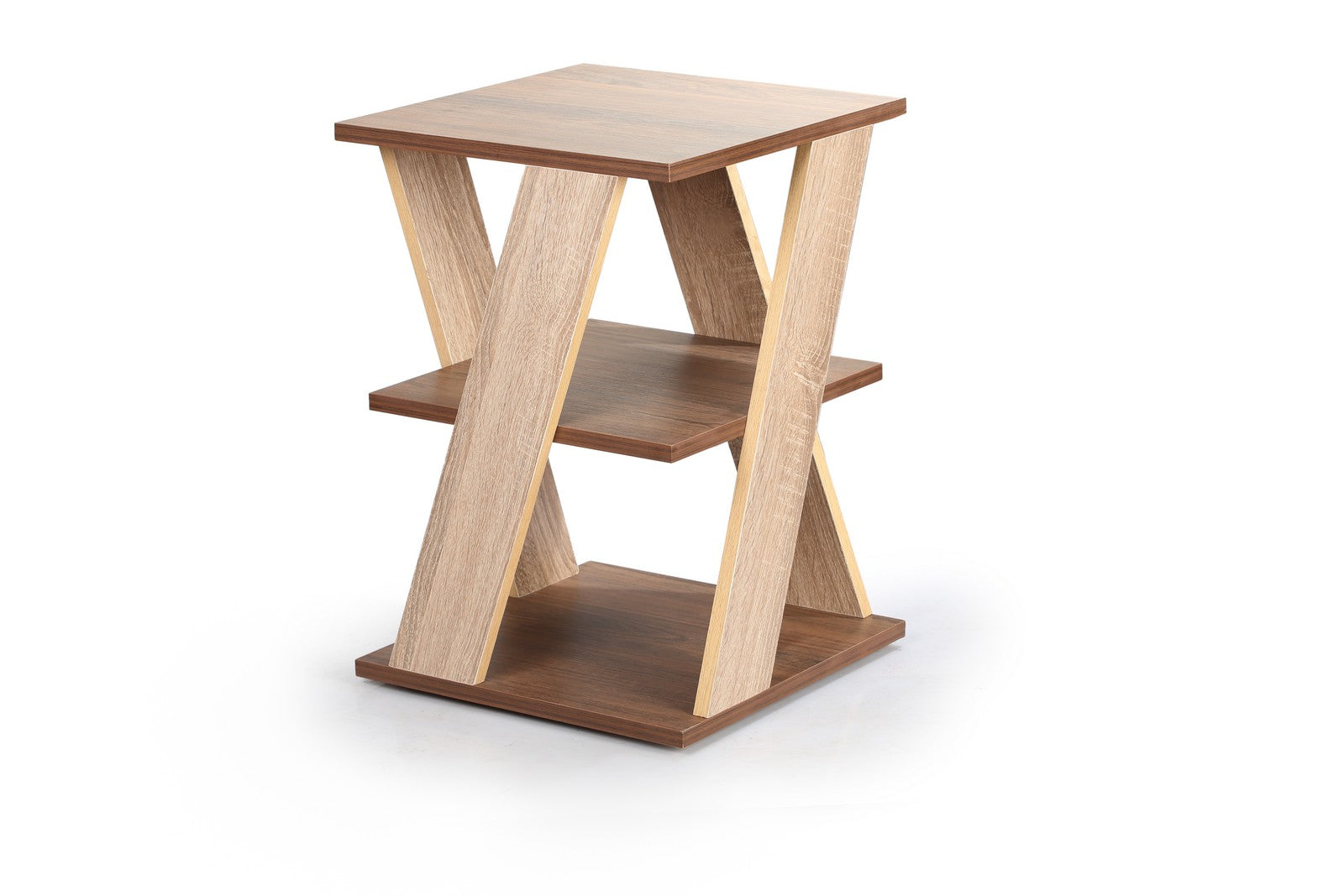 Three Shelves table Walnut * Beige