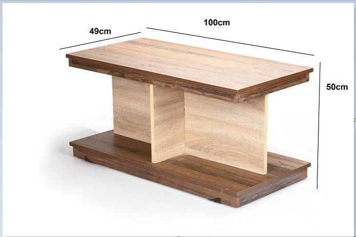 Royal Coffee Table  walnut*Beige